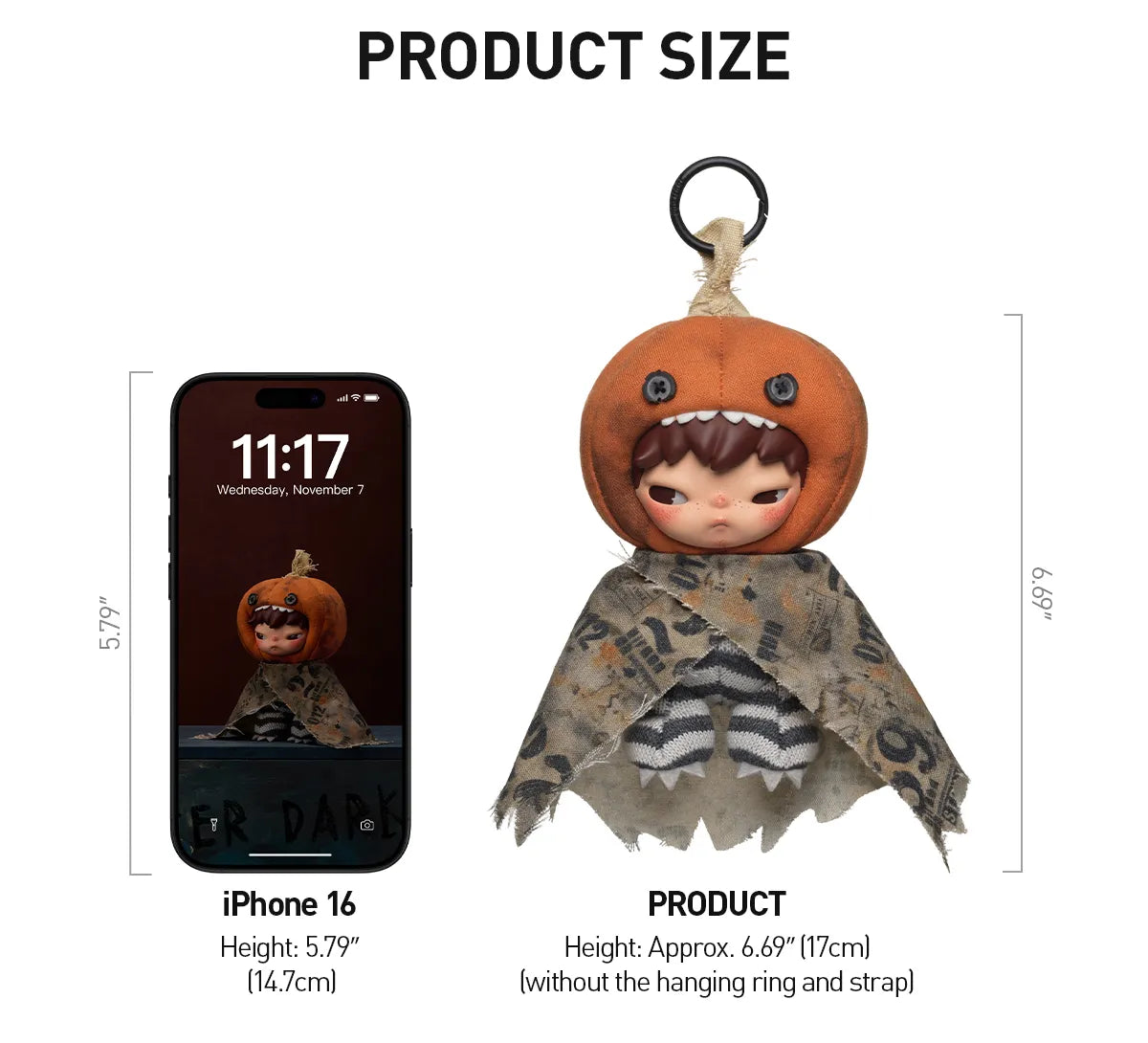 Hirono - After Dark Plush Doll Pendant series
