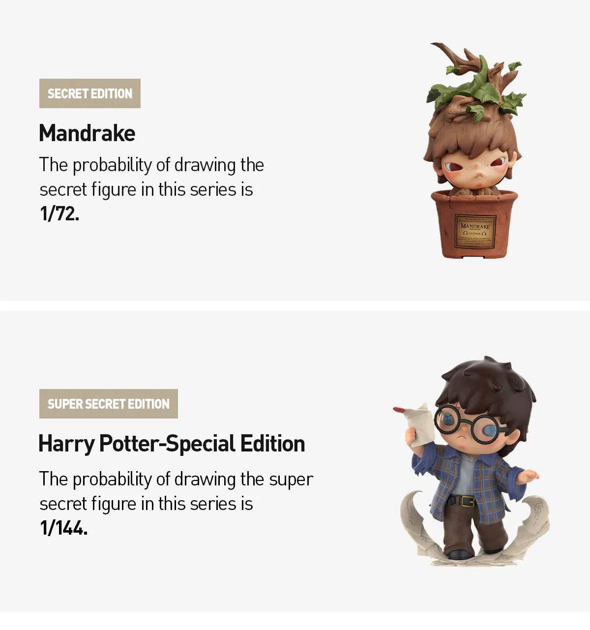 Hirono × Harry Potter Series Figures