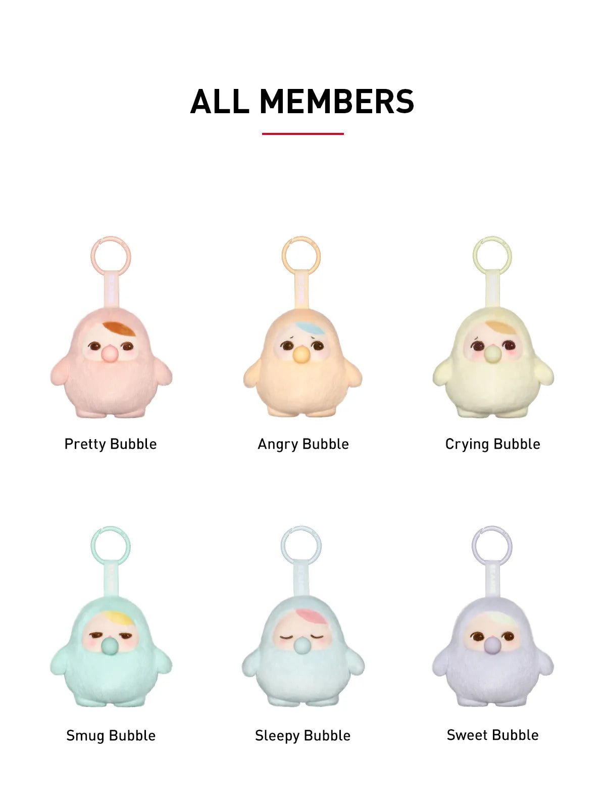 PUCKY BEANIE BUBBLE UP SERIES - Plush Pendant Blind Box