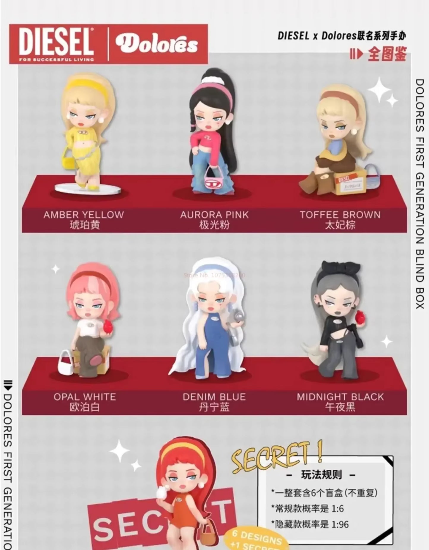 DIESEL x Dolores Collaboration Blind Box