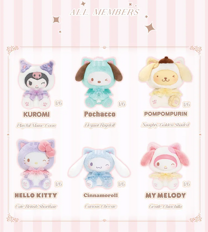 Sanrio - Play with Kittens Series Plush Pendants