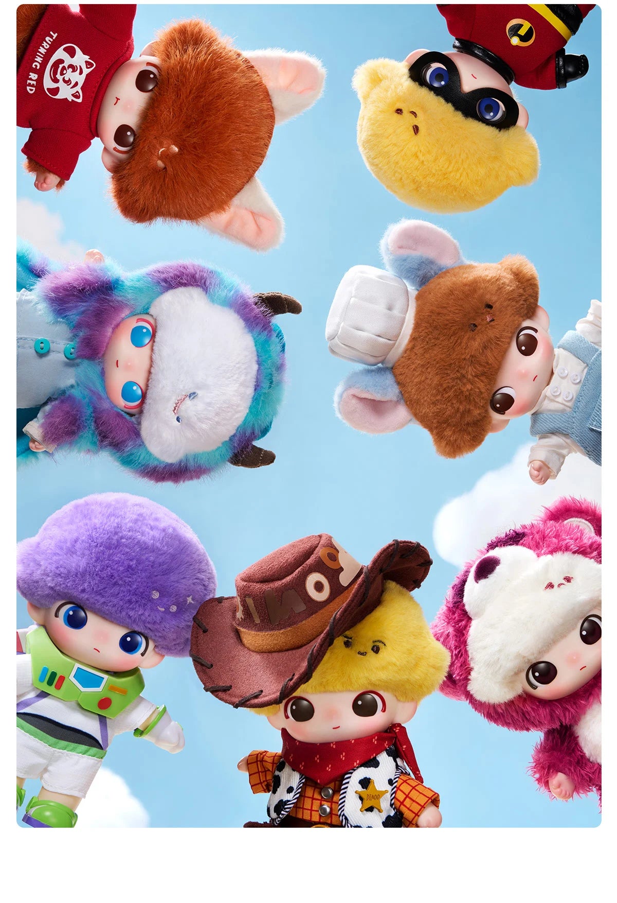 Dimoo x Pixar - Plush Pendant