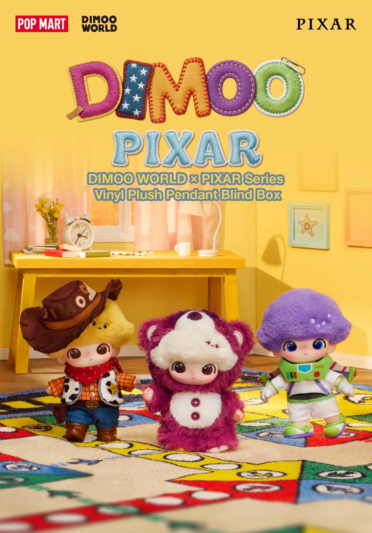 Dimoo x Pixar - Plush Pendant